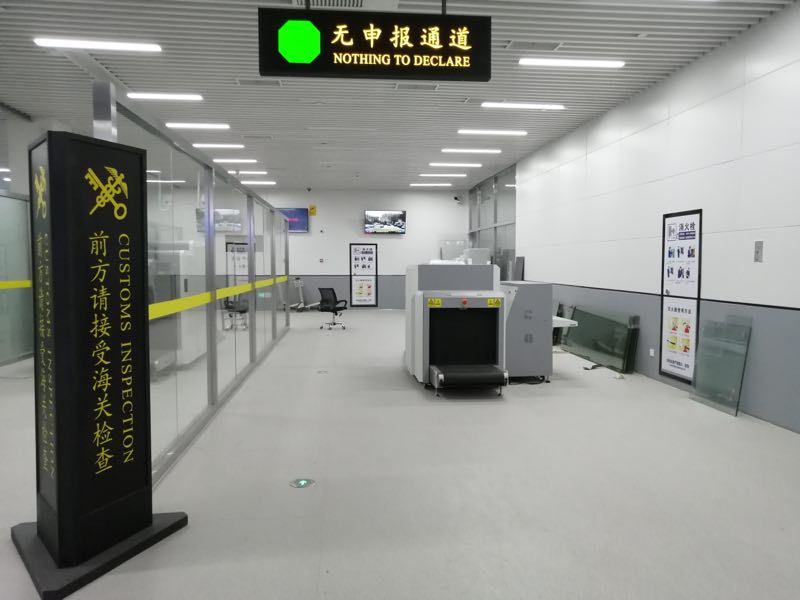Escáner de equipaje de rayos X EASTIMAGE instalado en el aeropuerto de China personalizado